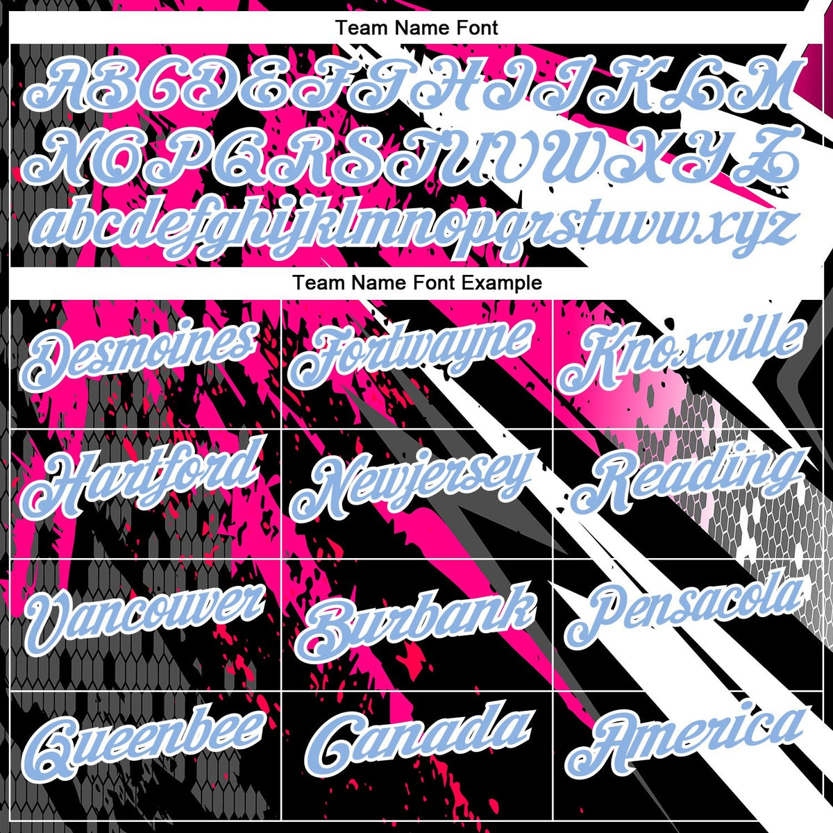 Custom Black Light Blue-Pink 3D Bowling Splash Ink Performance Polo Shirt photo 4