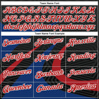 Custom Black Red-Royal 3D Bowling Geometric Shape Performance Polo Shirt photo 4