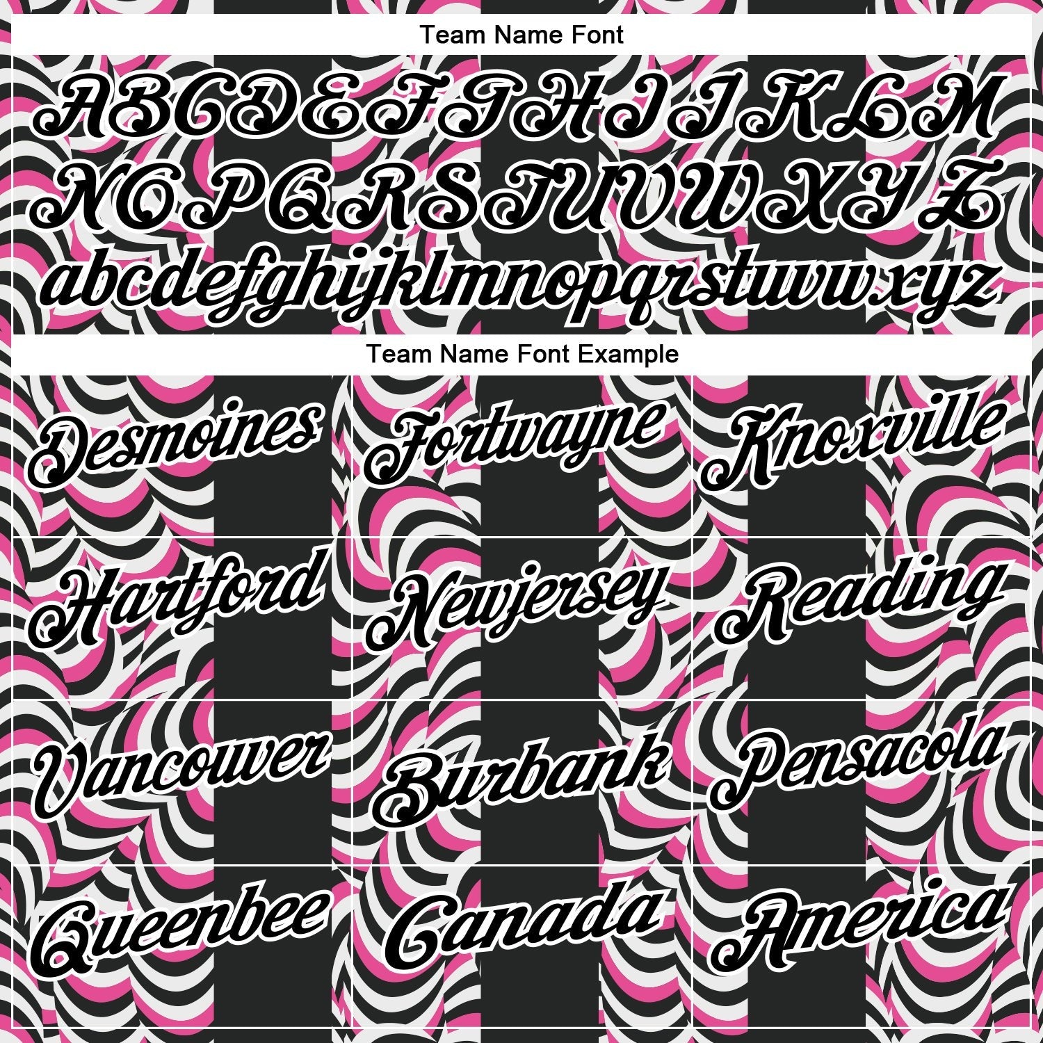 Custom Black Pink-White 3D Bowling Geometric Shape Performance Polo Shirt photo 3