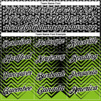 Custom Black Neon Green-Gray 3D Bowling Geometric Shape Performance Polo Shirt photo 3