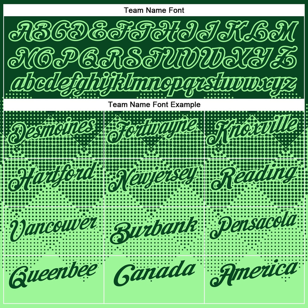 Custom Green Pea Green 3D Pattern Design Gradient Square Shape Performance Polo Shirt photo 4