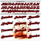 Custom White Red-Black 3D Bowling Performance Polo Shirt photo 3