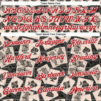 Custom Black Red-White 3D Poker Performance Polo Shirt photo 3