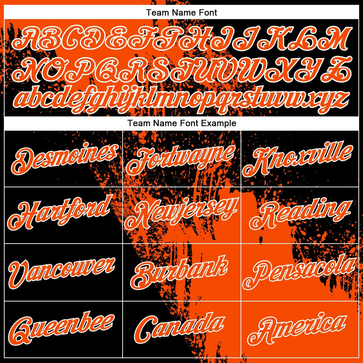 Custom Orange Black-White 3D Pattern Design Abstract Brush Stroke Performance Polo Shirt photo 4
