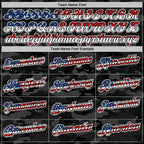 Custom Camo USA Flag Black-White Stars & Stripes Two Tone Salute To Service Patriotic Performance Polo Shirt photo 3