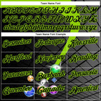 Custom Black-Neon Green Billiard Balls Performance Polo Shirt photo 3