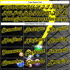 Custom Black-Light Yellow Billiard Balls Performance Polo Shirt photo 3