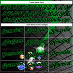 Custom Black-Grass Green Billiard Balls Performance Polo Shirt photo 4