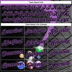 Custom Black-Medium Purple Billiard Balls Performance Polo Shirt photo 4