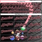 Custom Black-Medium Pink Billiard Balls Performance Polo Shirt photo 3