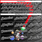 Custom Black Fire Red-White Billiard Balls Performance Polo Shirt photo 3