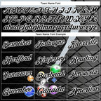 Custom Black Silver-White Billiard Balls Performance Polo Shirt photo 3