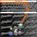 Custom Black Texas Orange-White Billiard Balls Geometric Grid Performance Polo Shirt photo 3