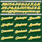 Custom Green Yellow-White Fluid Paint Splash Performance Polo Shirt photo 4
