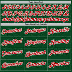 Custom Green Red Gray-White Lightning Geometric Performance Polo Shirt photo 4