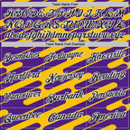 Custom Yellow Black Purple-White Esports Performance Polo Shirt photo 3
