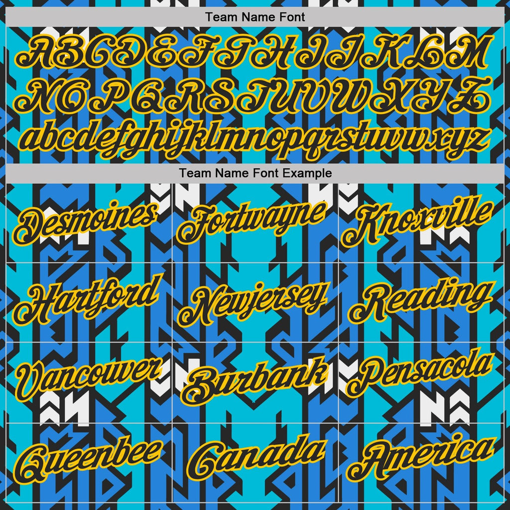 Custom Black Blue-Yellow Esports Performance Polo Shirt photo 4