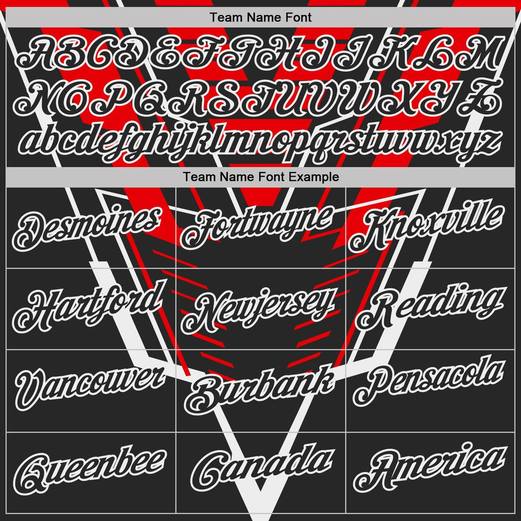 Custom Black Red-White Esports Performance Polo Shirt photo 4