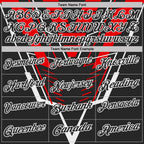 Custom Black Red-White Esports Performance Polo Shirt photo 4