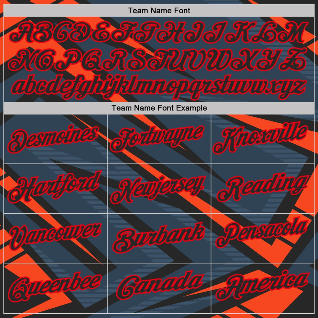 Custom Black Orange-Fire Red Esports Performance Polo Shirt photo 4