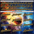 Custom Blue Black-Old Gold Flame Basketball Ball 3D Pattern Performance Polo Shirt photo 4