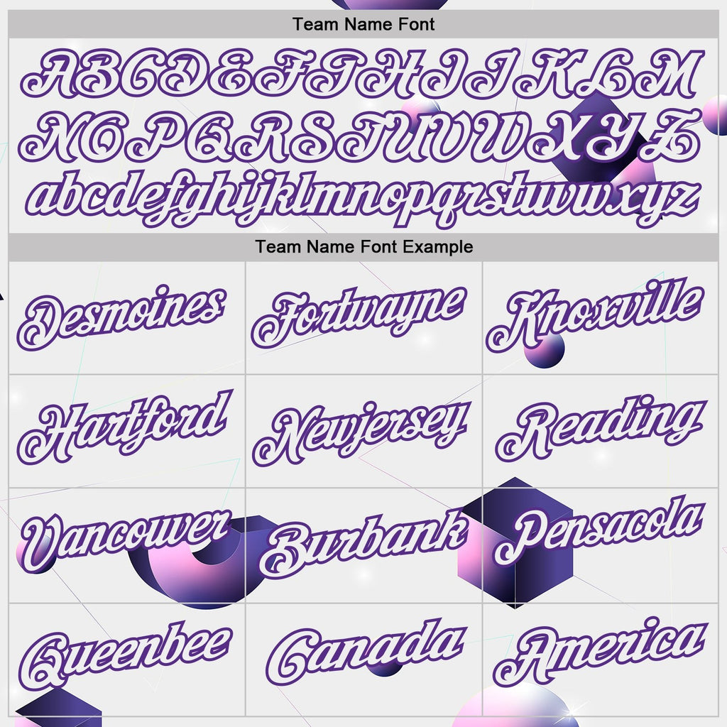 Custom White-Purple Gradient Geometric Abstract Performance Polo Shirt photo 3