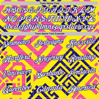 Custom Light Yellow White Pink-Dark Purple Tribal Geometric Performance Polo Shirt photo 3