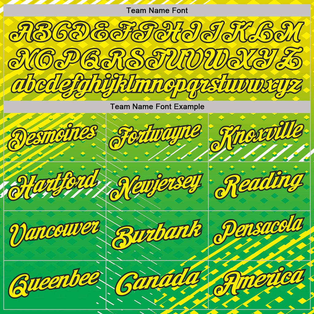 Custom Light Yellow Aurora Green-Black Gradient Geometric Grid & Stripe Performance Polo Shirt photo 2