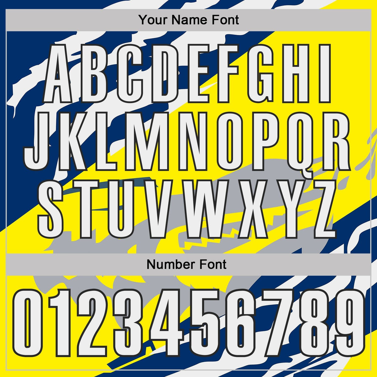 Custom Light Yellow White Blue Gray-Black Abstract Geometric Performance Polo Shirt photo 4