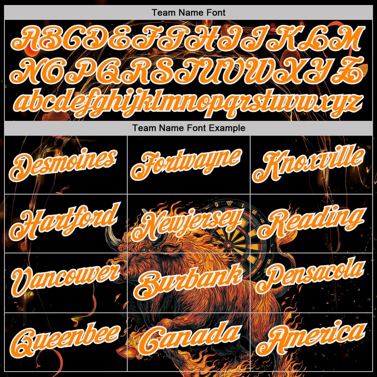 Custom Black Bay Orange-White Darts Bull Dartboard Performance Polo Shirt photo 3