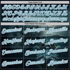 Custom Blue Shadow Blue-White Darts Crocodile Dartboard Performance Polo Shirt photo 4