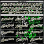 Custom Black Olive Green-White Darts Gothic Deer Dartboard Performance Polo Shirt photo 3