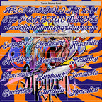 Custom Dark Purple Orange-White Bowling Ball And Pins Strike Lion Performance Polo Shirt photo 3