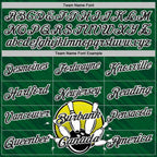 Custom Green Black-White Bowling Ball And Pins Strike Performance Polo Shirt photo 4