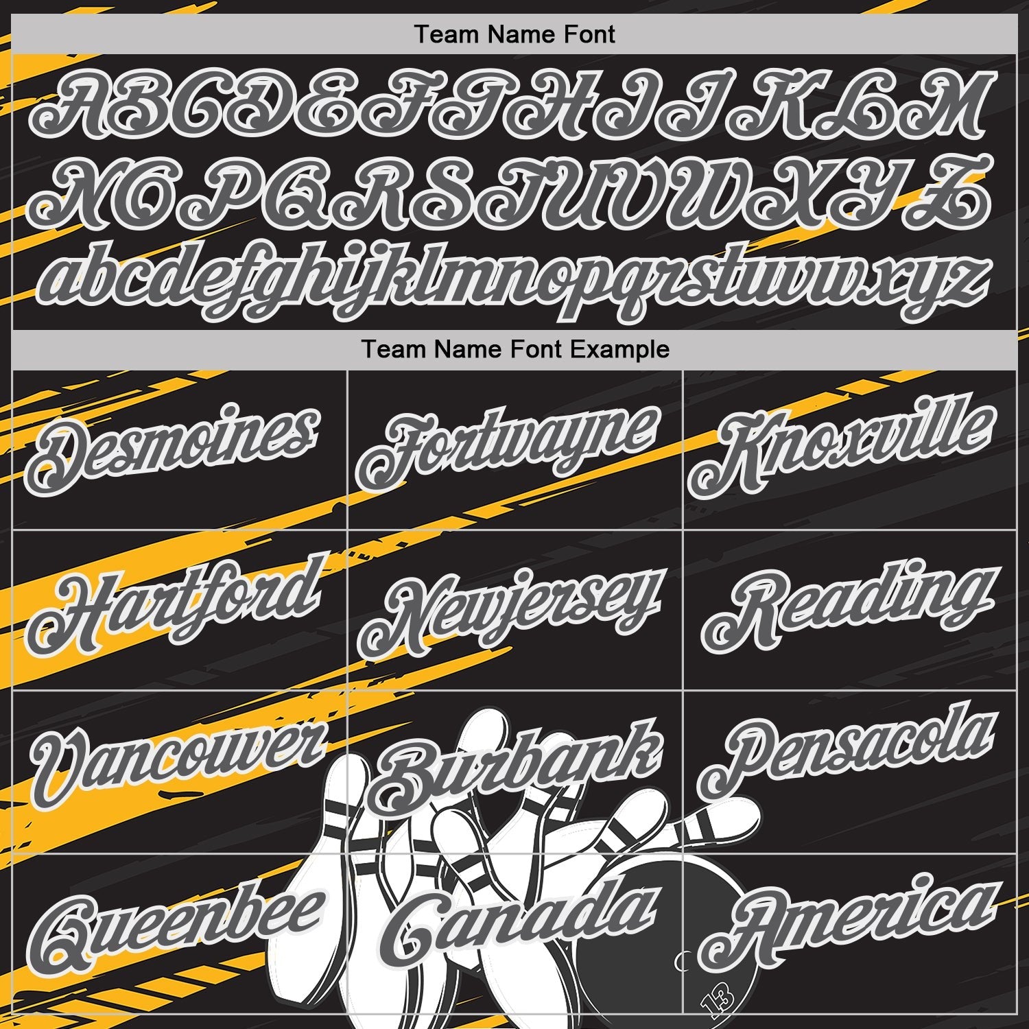 Custom Black Steel Gray-White Bowling Ball And Pins Strike Performance Polo Shirt photo 4