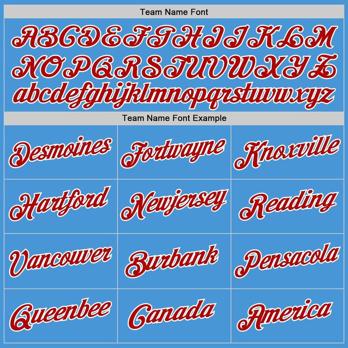 Custom Powder Blue Red-White Performance T-Shirt photo 3