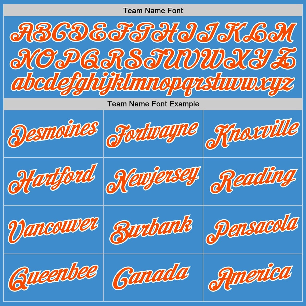 Custom Powder Blue Orange-White Performance T-Shirt photo 2