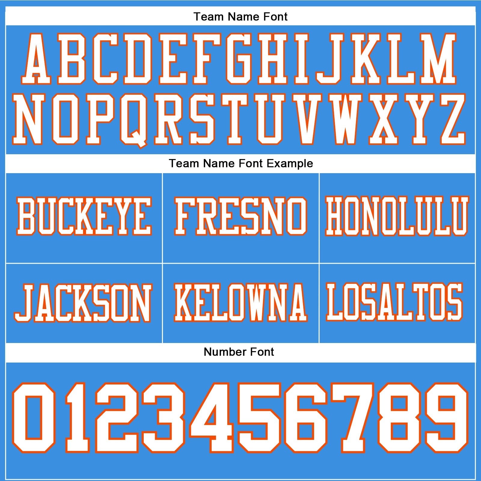 Custom Powder Blue White-Orange Authentic Football Jersey photo 4