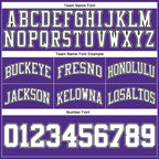 Custom Purple White-Black Authentic Throwback Basketball Shorts photo 2