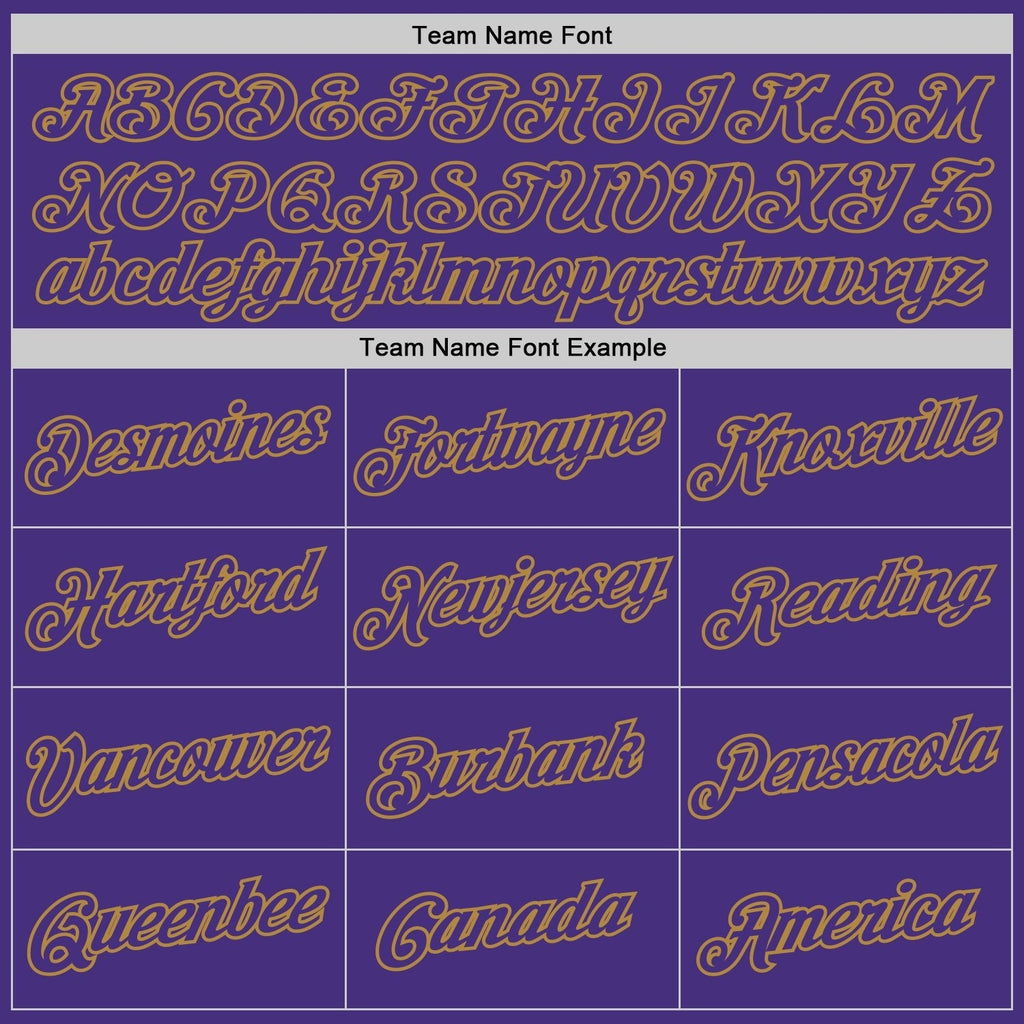 Custom Stitched Purple Purple-Old Gold Sports Pullover Sweatshirt Hoodie photo 5