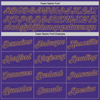 Custom Stitched Purple Purple-Old Gold Sports Pullover Sweatshirt Hoodie photo 5