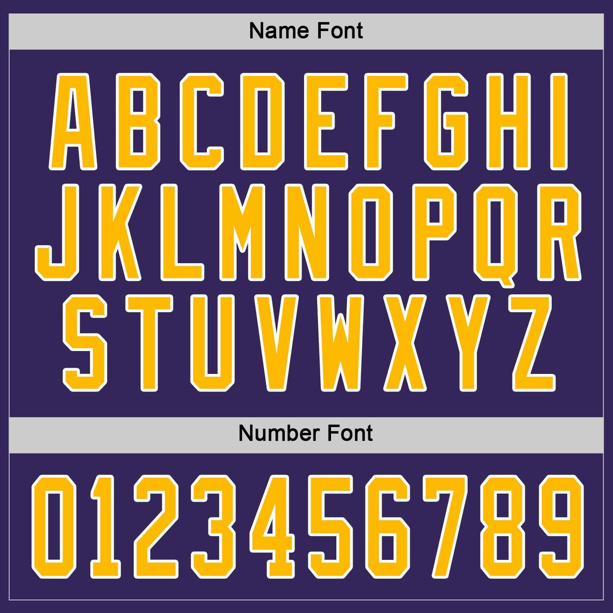 Custom Purple Gold-White Hockey Jersey photo 3