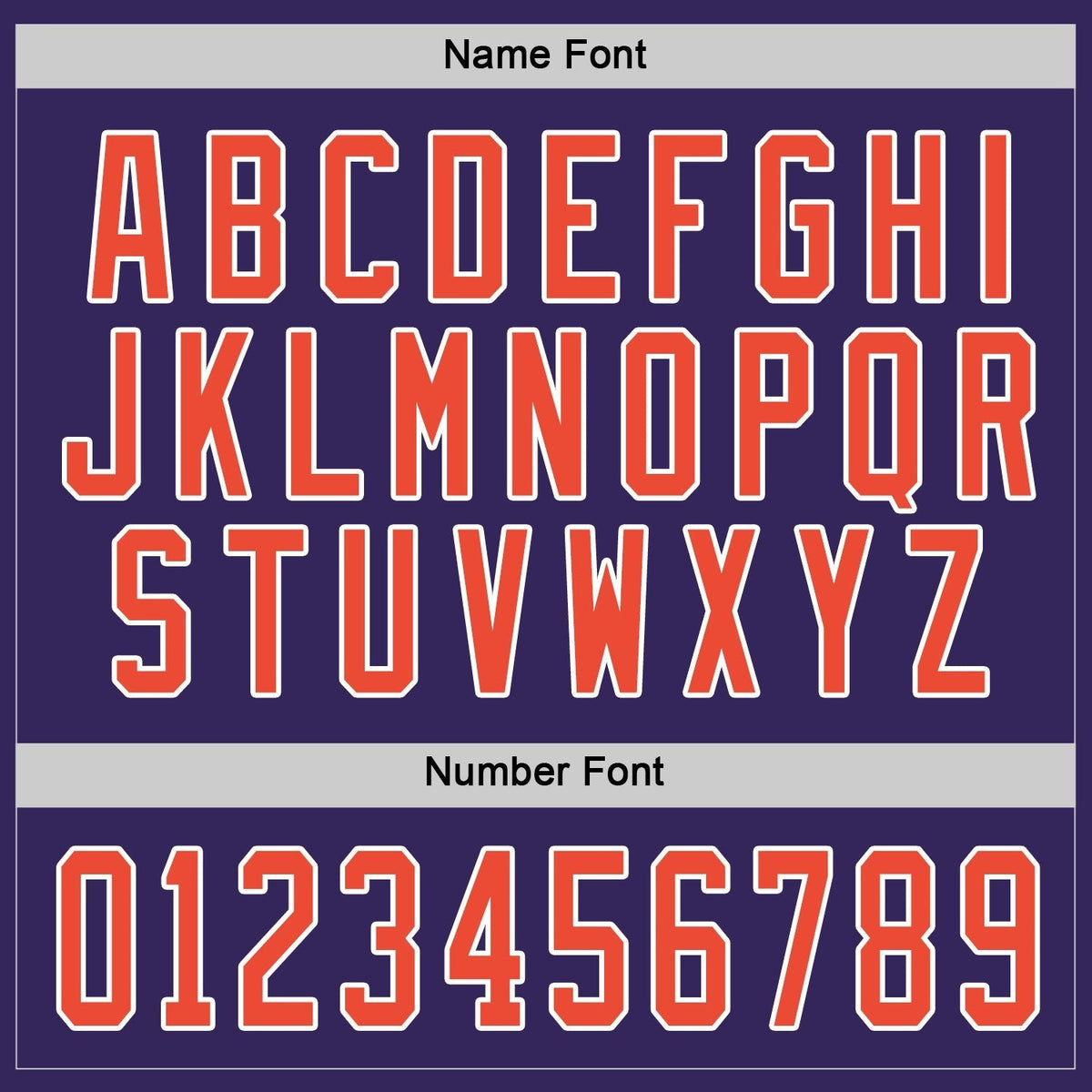 Custom Purple Orange-White Hockey Jersey photo 3