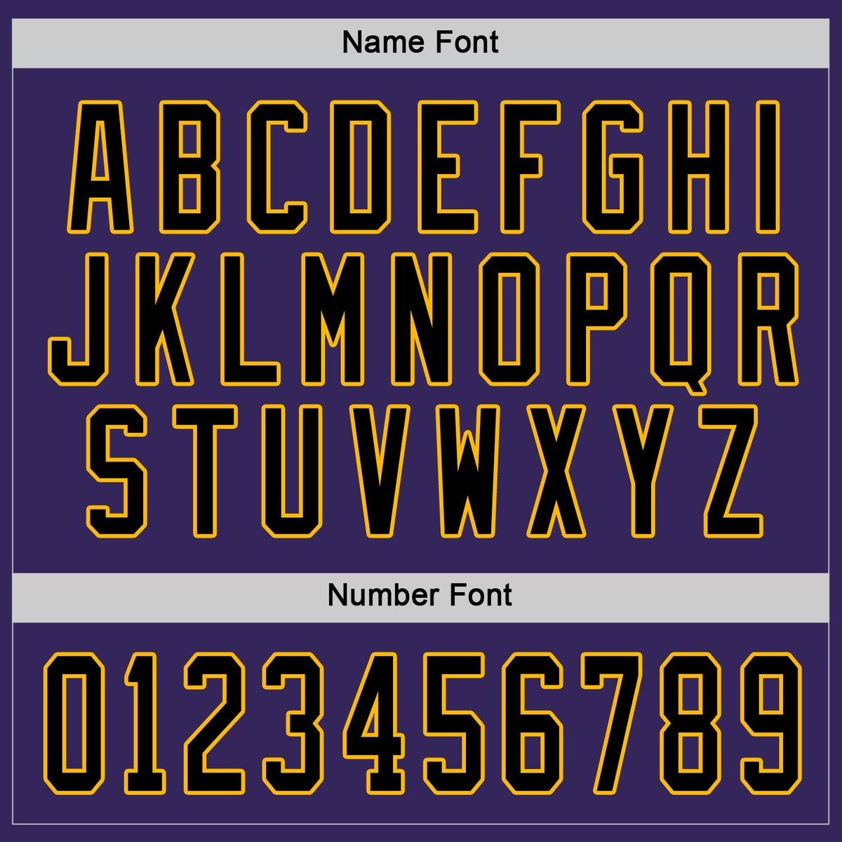 Custom Purple Black-Gold Hockey Jersey photo 3