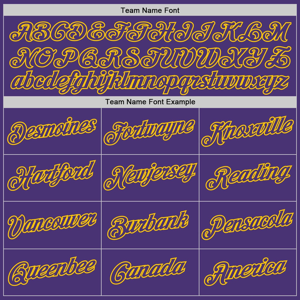 Custom Purple Purple-Gold Performance T-Shirt photo 2