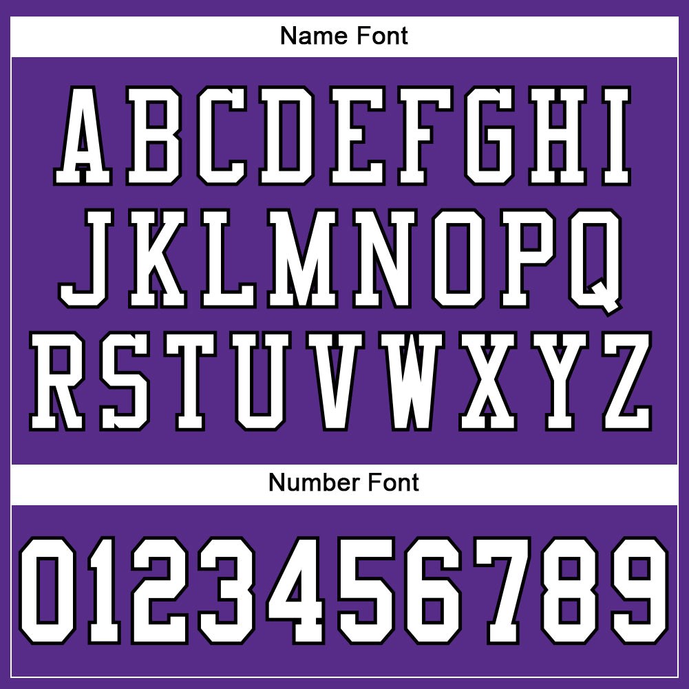 Custom Purple White-Black Mesh Authentic Football Jersey photo 3