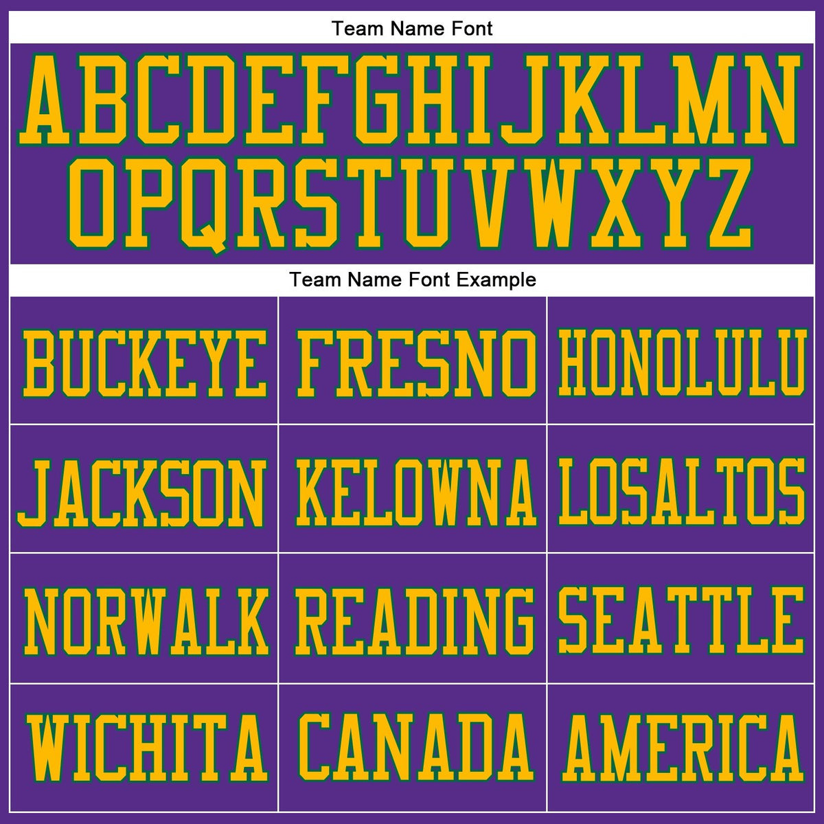 Custom Purple Gold-Kelly Green Mesh Authentic Football Jersey photo 3
