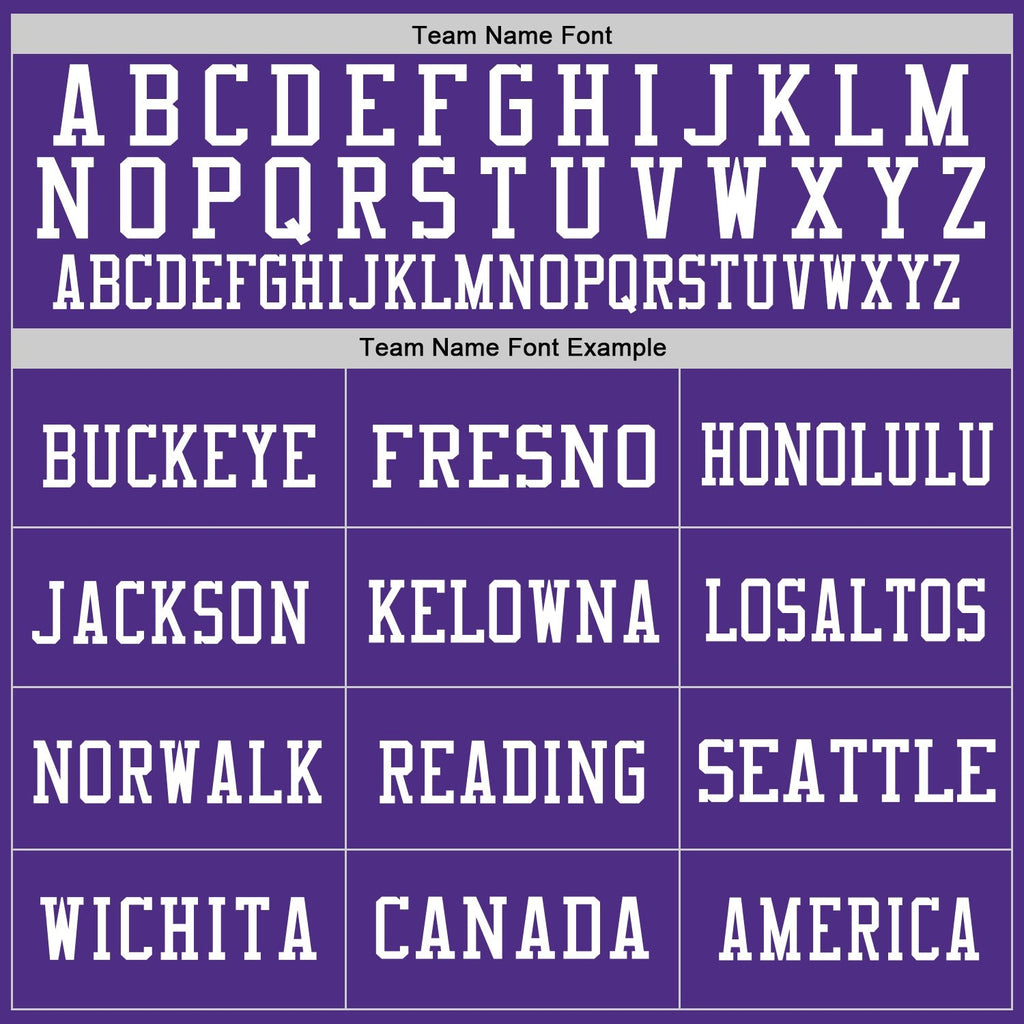 Custom Purple White Mesh Authentic Football Jersey photo 2
