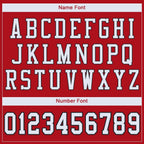 Custom Red White-Black Mesh Authentic Football Jersey photo 4