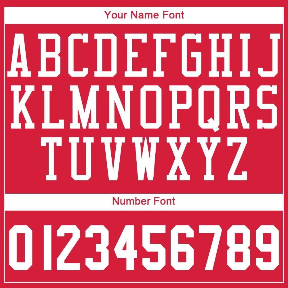 Custom Red White Round Neck Basketball Uniform Jersey photo 3